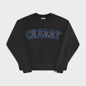 Cherry LA Black Vintage Athletic Crewneck